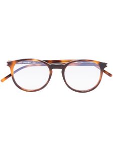 Saint Laurent Eyewear lunettes de vue à monture ronde - Marron