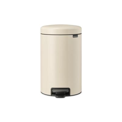 Brabantia NewIcon Pedaalemmer - 12 liter - kunststof binnenemmer - soft beige 149924