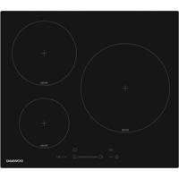 Inductiekookplaat - DAEWOO - 3 branders - 60 cm - Zwart