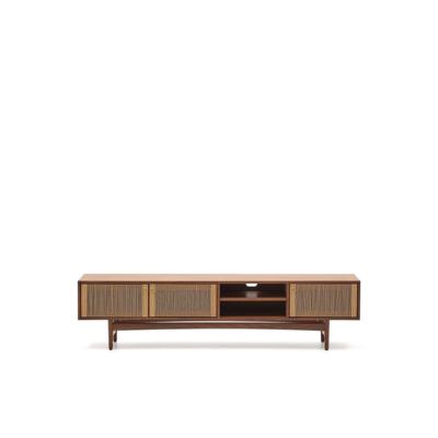 Kave Home Elan tv-meubel 200x50 cm walnoot