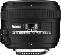 Nikon AF-S NIKKOR 50mm f/1.4G SLR Standaardlens Zwart - thumbnail