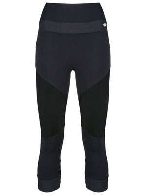 AMIR SLAMA GYM legging crop à taille haute - Noir
