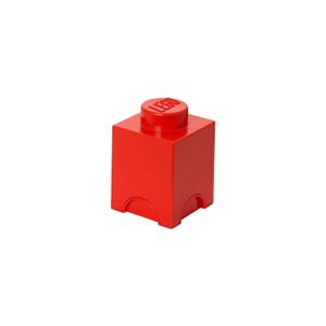 LEGO - Set van 2 - Opbergbox Brick 1, Rood - LEGO