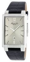 Horlogeband Kenneth Cole KC1771 Leder Zwart - thumbnail