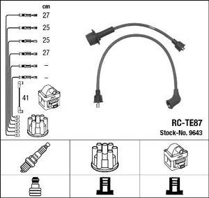 Bougiekabelset RCTE87