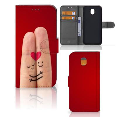 Samsung Galaxy J5 2017 | Wallet Case | met Pasjes | Liefde - Origineel Romantisch Cadeau