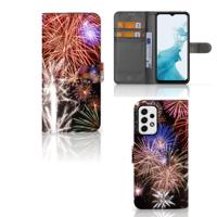 Samsung Galaxy A23 | Wallet Case | met Pasjes | Vuurwerk