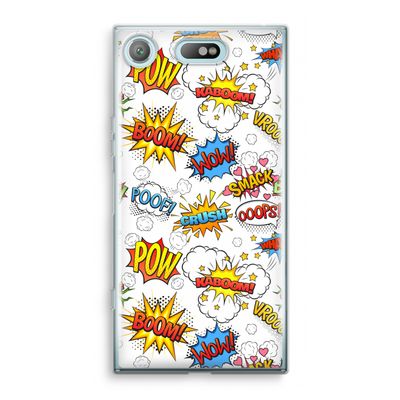 Pow Smack: Sony Xperia XZ1 Compact Transparant Hoesje