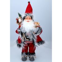 Christmas Gifts Kerstman-Pop - Kerstversiering voor Binnen - 46cm - Rood - thumbnail
