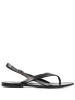 Saint Laurent sandales Keith 05 en cuir - Noir