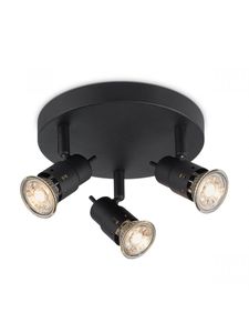 Home sweet home cilindro LED opbouwspot 3L zwart