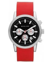 Horlogeband Michael Kors MK8239 Silicoon Rood 22mm - thumbnail