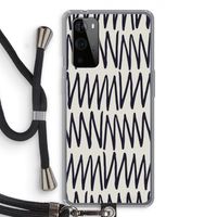 Marrakech Zigzag: OnePlus 9 Pro Transparant Hoesje met koord