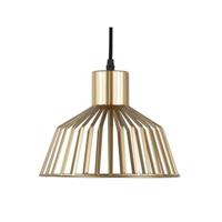 Leitmotiv - Pendant lamp Lignes Wide gold painted