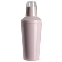 Plasticforte Cocktailshaker - kunststof - roze - 500 ml - 22 cm hoog - Cocktails maken