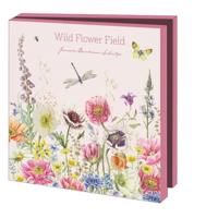 Kaartenmapje Wild Flower Field, Janneke Brinkman 10 Stuks