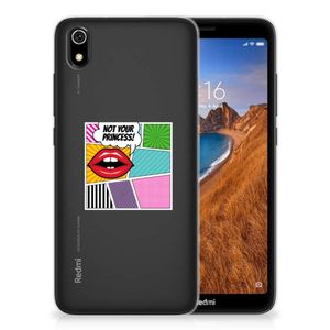 Xiaomi Redmi 7A Silicone Back Cover Popart Princess