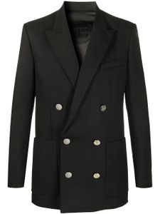 Balmain blazer à boutonnière croisée - Noir