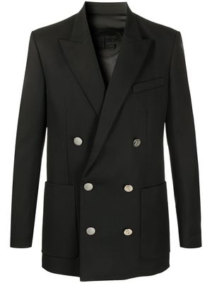 Balmain blazer à boutonnière croisée - Noir