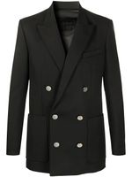 Balmain blazer à boutonnière croisée - Noir