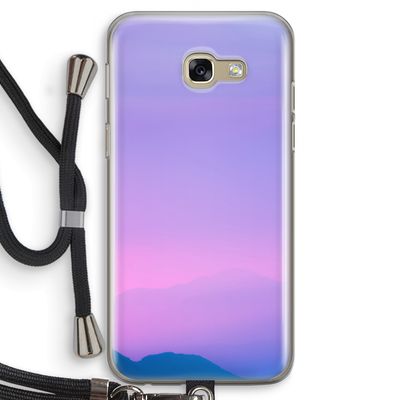 Sunset pastel: Samsung Galaxy A5 (2017) Transparant Hoesje met koord