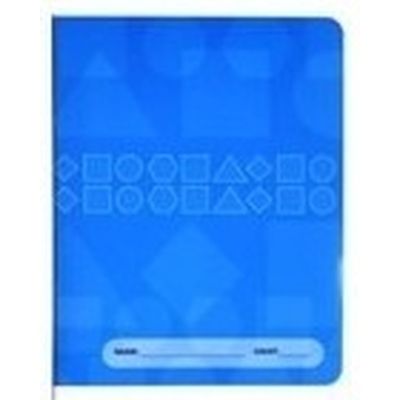 8x Blauw basisschool oefenschrift A5
