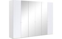 Goossens Kledingkast Easy Storage Ddk, Kledingkast 304 cm breed, 220 cm hoog, 2x glas draaideur en 4x spiegel draaideur midden Goossens Kledingkast Easy Storage Ddk, Kledingkast 304 cm breed, 220 cm hoog, 2x glas draaideur en 4x spiegel draaideur midden