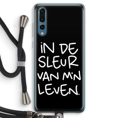 De Sleur: Huawei P20 Pro Transparant Hoesje met koord