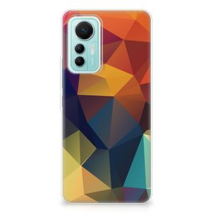 Xiaomi 12 Lite TPU Hoesje Polygon Color