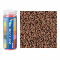 Decoratie zand/kiezels - bruin - 500gr - zandkorrels - mini steentjes - 2 tot 6 mm