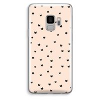 Kleine kattenkopjes: Samsung Galaxy S9 Transparant Hoesje