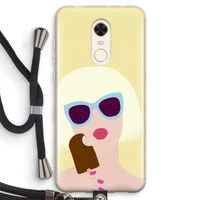 Ice cream: Xiaomi Redmi 5 Transparant Hoesje met koord