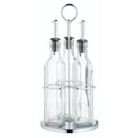 KitchenCraft - Olie -en Azijn Set, 3 Stuks, 0.27 L, Glas - KitchenCraf