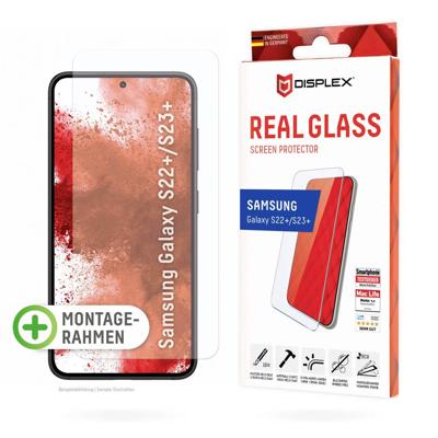DISPLEX neu 01773 Screenprotector (glas) Samsung Galaxy S22+, Galaxy S23+ 1 stuk(s) Anti-vingerafdruk, Krasvast