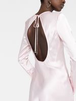 Alexander Wang robe en soie à manches longues - Rose - thumbnail