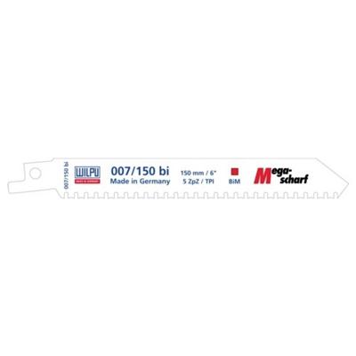 Alarm Werkzeuge 56060040 HSS bimetaal-reciprozaagblad, M-vertanding 5TPI L. 20,5 mm 1 stuk(s)