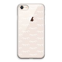 Wimpers: iPhone 8 Transparant Hoesje