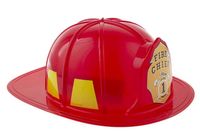 Fire Chief Brandweerhelm Volwassenen Rood