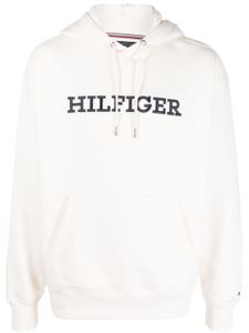 Tommy Hilfiger hoodie Monotype à logo brodé - Tons neutres