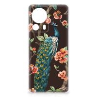 Xiaomi 13 Lite | TPU Hoesje | Pauw met Bloemen