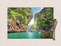 Schilderij - Thailand 3D Look, 30x40