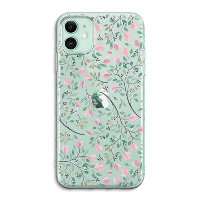 Sierlijke bloemen: iPhone 11 Transparant Hoesje