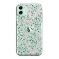 Sierlijke bloemen: iPhone 11 Transparant Hoesje