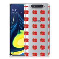 Samsung Galaxy A80 | Siliconen Case | Paprika Red