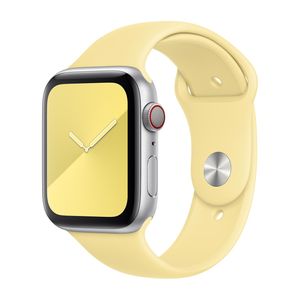 Apple origineel Sport Band Apple Watch 42mm / 44mm / 45mm / 49mm Lemon Cream - MWUX2ZM/A
