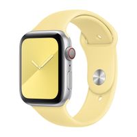 Apple origineel Sport Band Apple Watch 42mm / 44mm / 45mm / 49mm Lemon Cream - MWUX2ZM/A - thumbnail