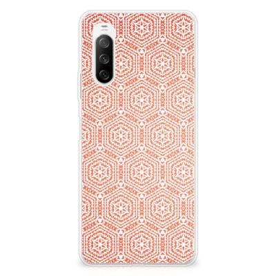Sony Xperia 10 III | TPU bumper | Pattern Orange