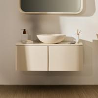 Kave Home Badkamermeubel 'Salaya' 90 x 45cm, kleur Beige (excl. waskom) Kave Home Badkamermeubel 'Salaya' 90 x 45cm, kleur Beige (excl. waskom)