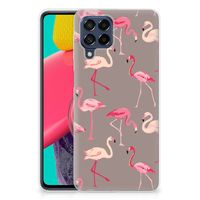 Samsung Galaxy M53 TPU Hoesje Flamingo - thumbnail