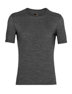 Icebreaker Merino 200 Oasis SS Crewe Thermoshirt Heren Gritstone Hthr-013 XL